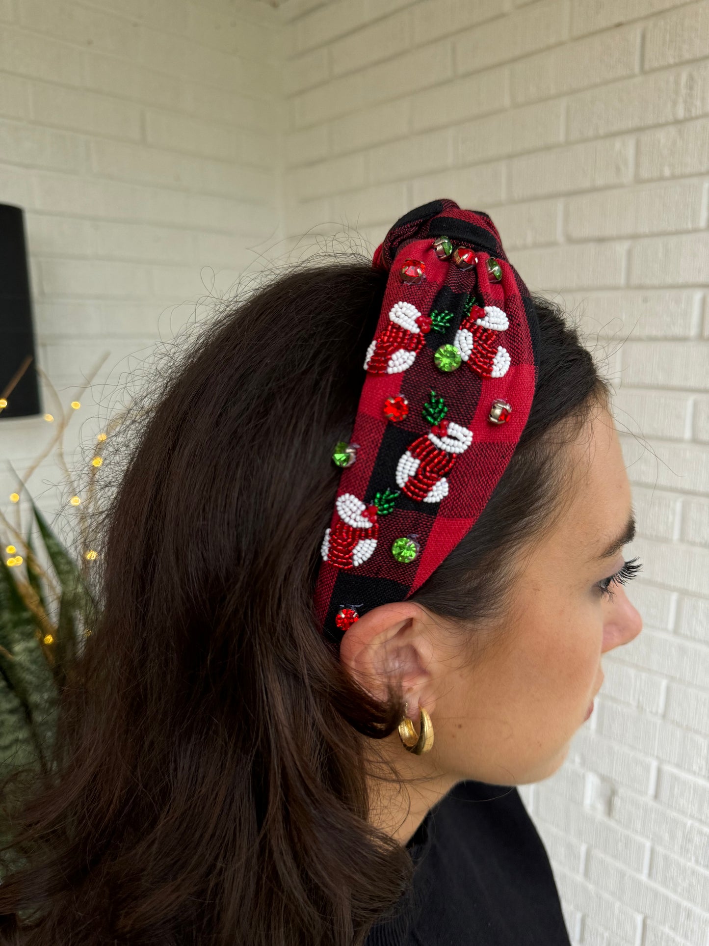 The Buffalo Plaid Christmas Headband