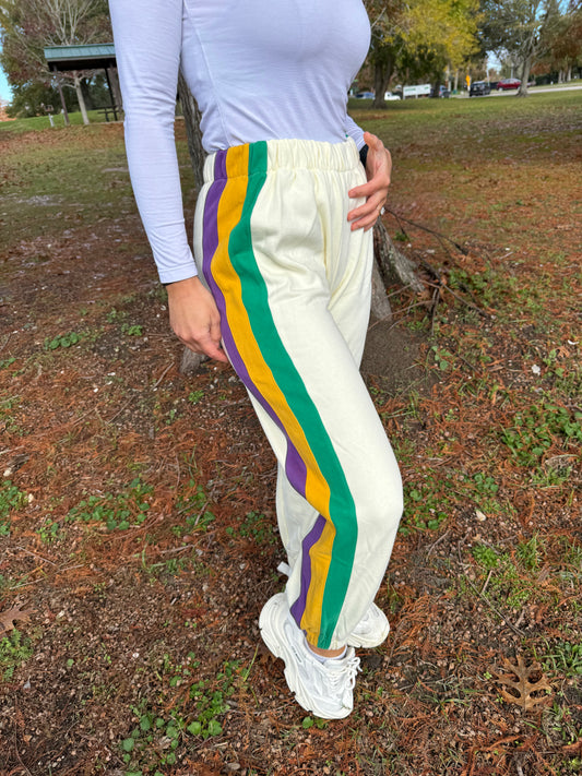 Mardi Stripe Jogger Pants