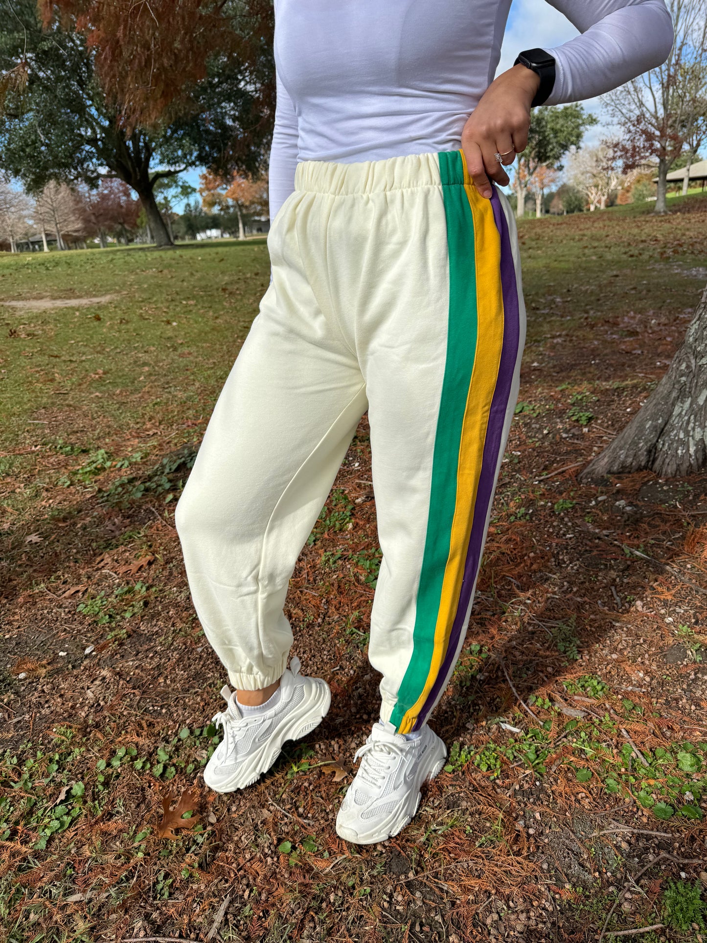 Mardi Stripe Jogger Pants