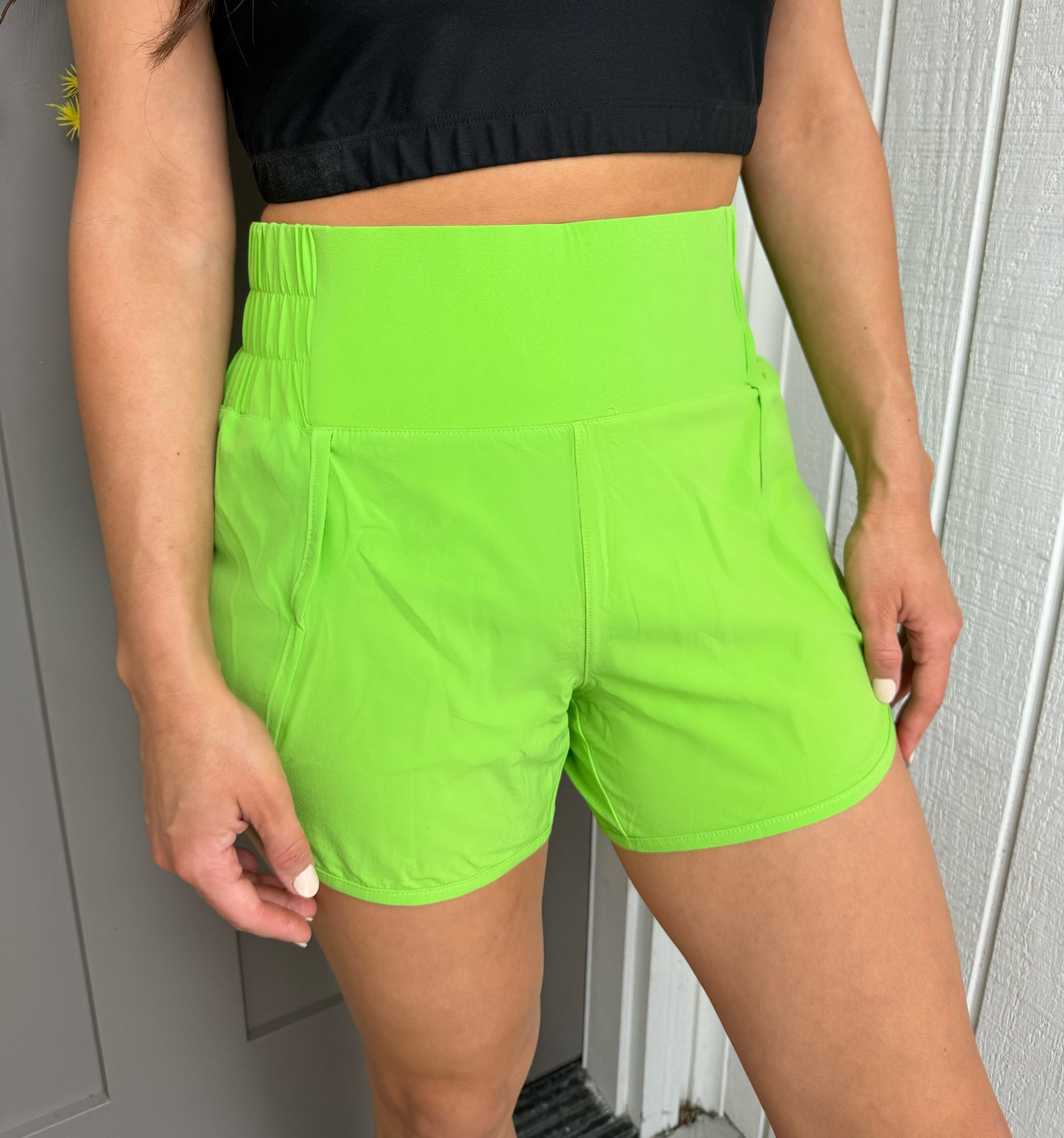 Run Easy High Rise Shorts