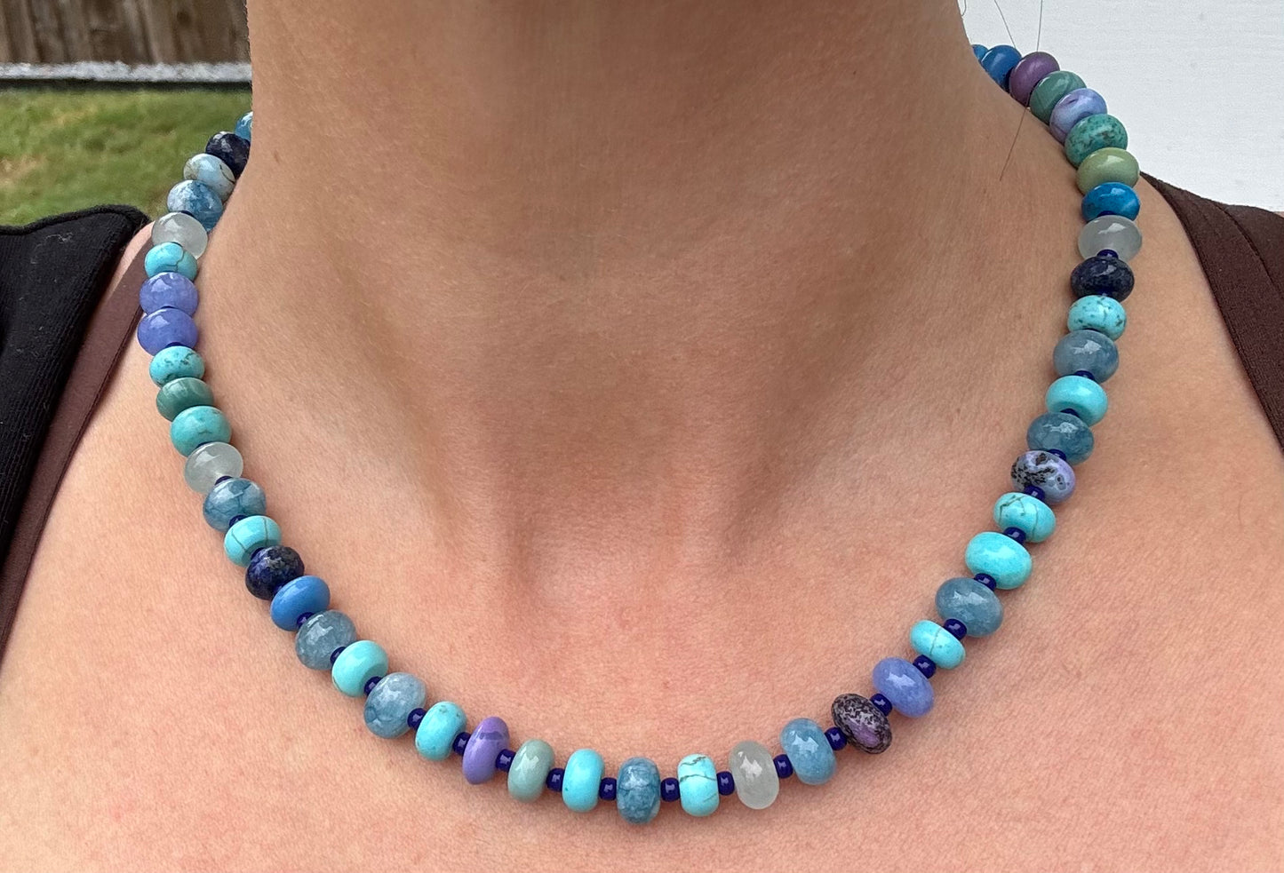 Gemstone Candy Necklace-Makena