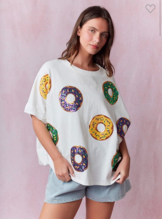 The King Cake Oversized Tshirt