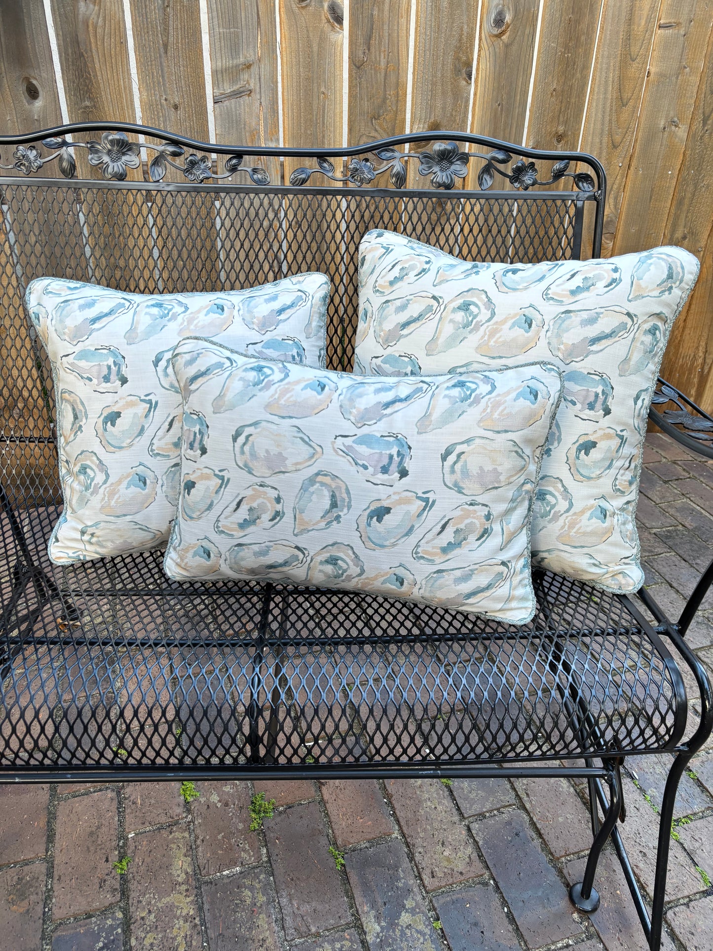 Fine Linens Nola Oyster Pillows