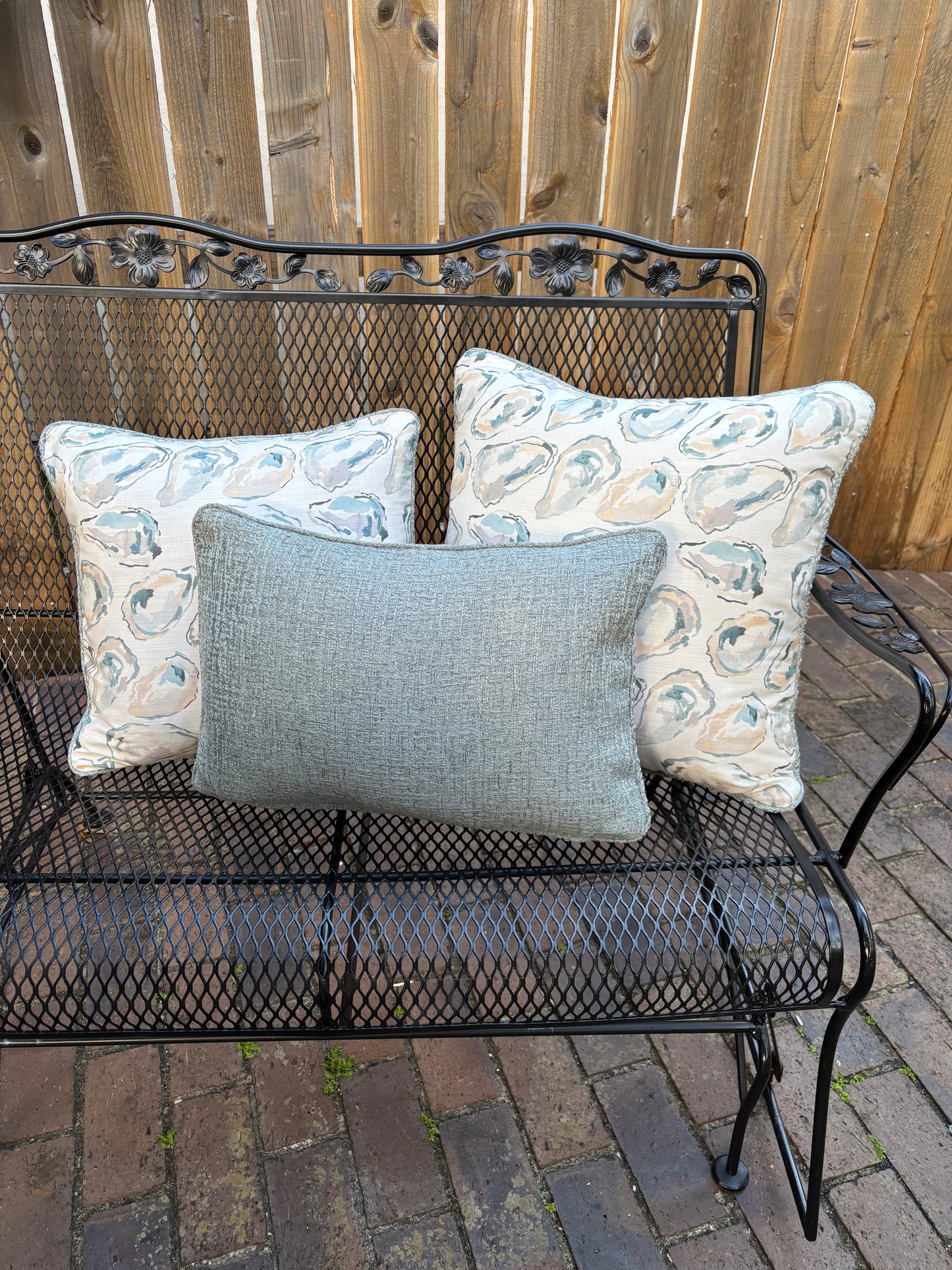 Fine Linens Nola Oyster Pillows