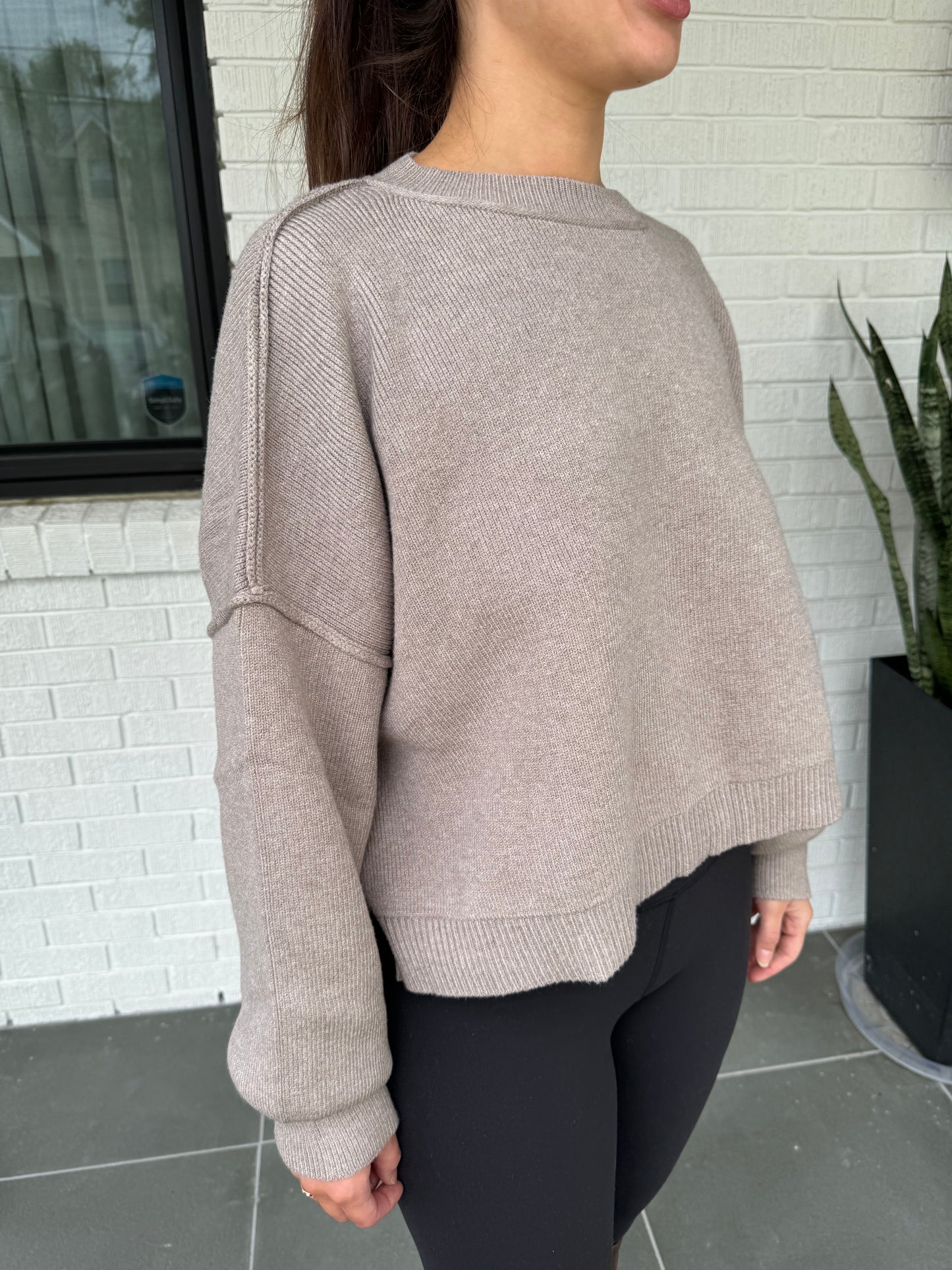 The Easy Roads Cropped Pullover