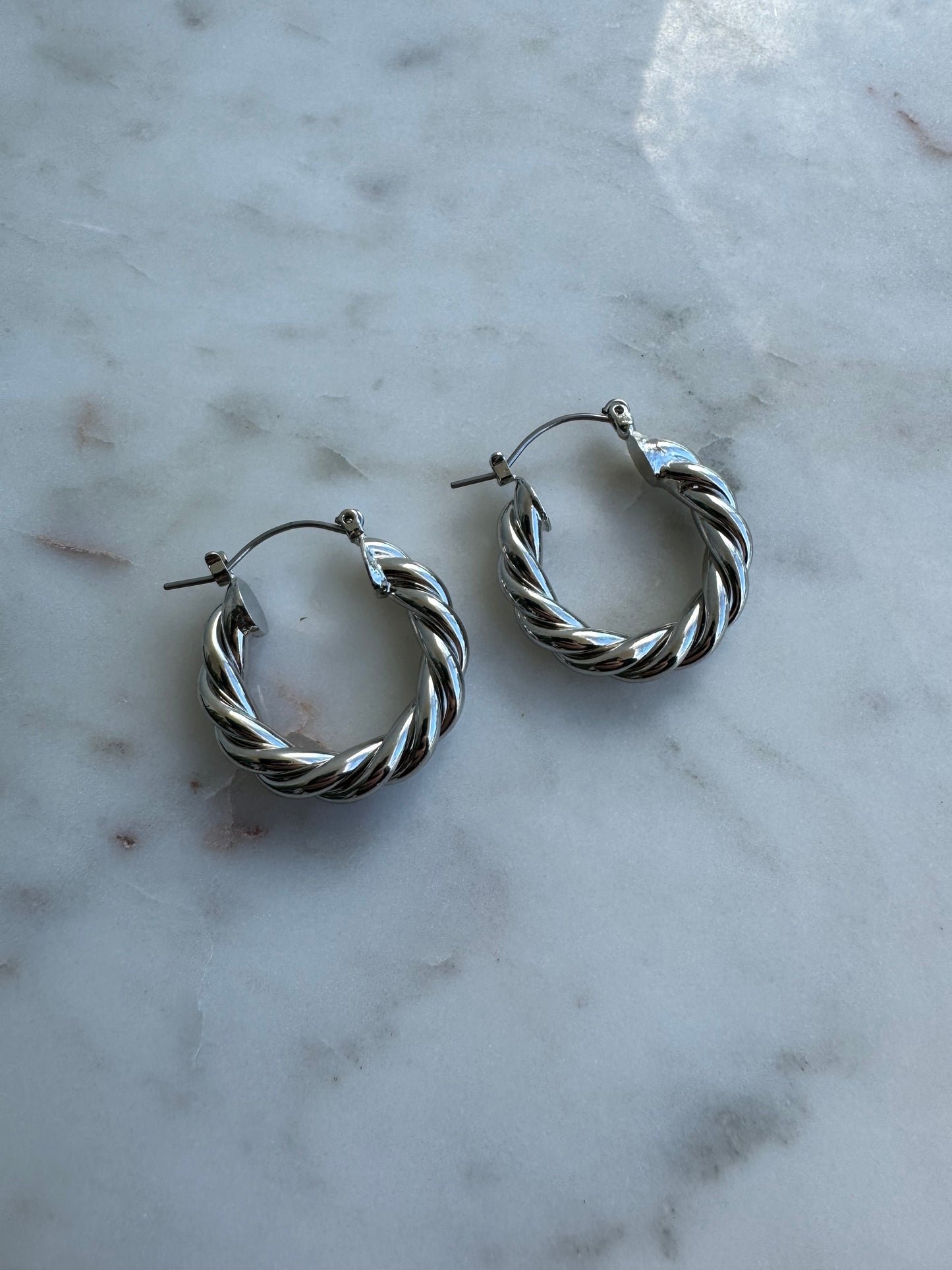 The Cynthia Hoops- Silver